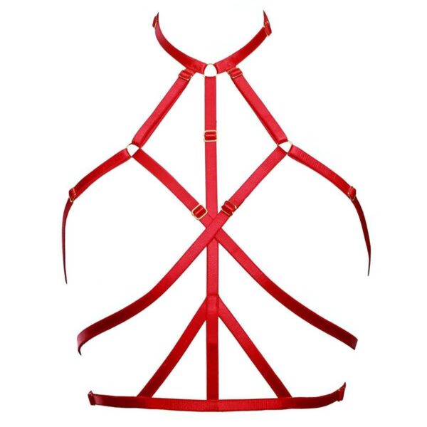 Göğsü Saran Şık Lastik Harness - APFT148