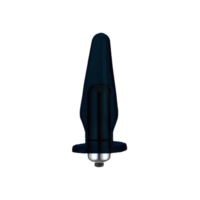 Şeffaf Silikon Anal Vibratör Siyah