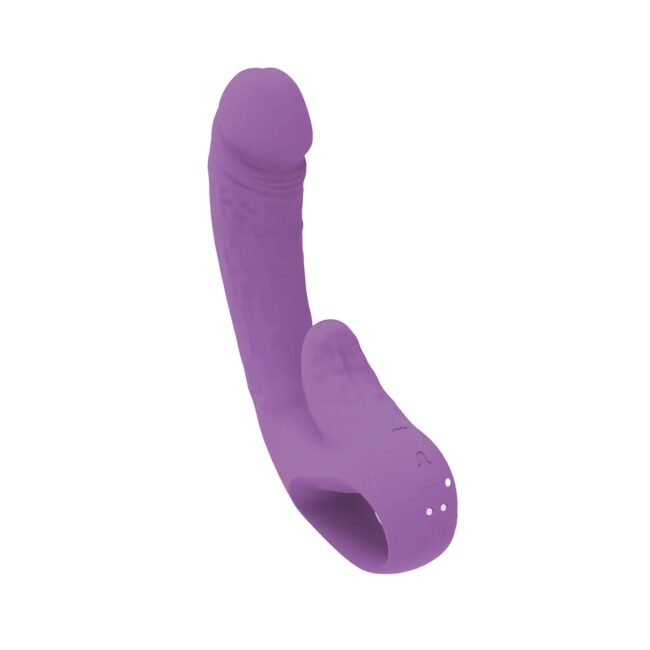 Çift Motorlu Modern Rabbit Vibrator Mor