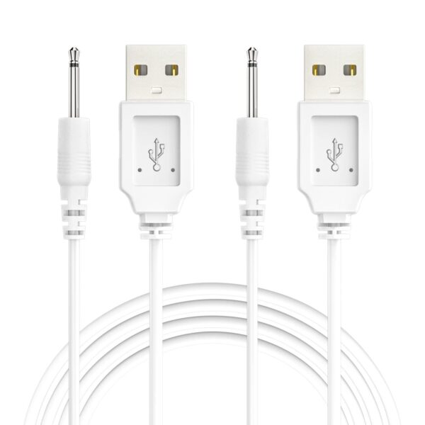 Vibratör İçin DC Uçlu USB Şarj Kablosu 30 cm