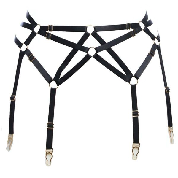 Çapraz Detaylı Şık Harness Jartiyer - APFT146