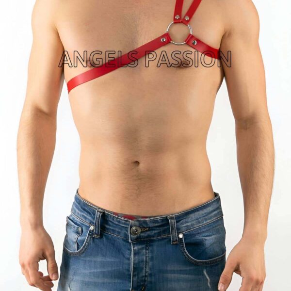 Deri Erkek Kol ve Omuz Harness, Tek Omuz Erkek Harness - APFTM20