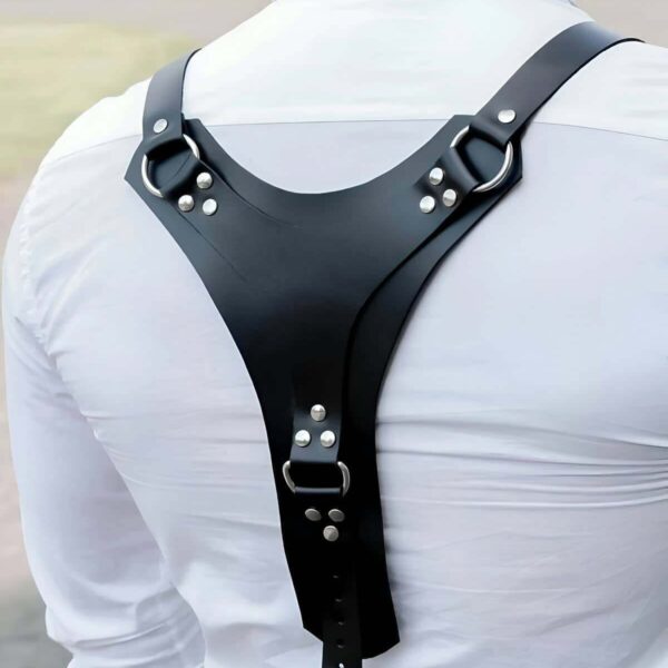 Deri Erkek Sırt Kemer, Erkek Harness, Erkek Gömlek Kemeri - APFTM130
