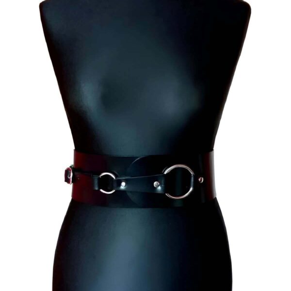 Elbise Üzerine Şık Deri Korse Harness - APFT920