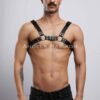 Erkek Deri Fantazi Göğüs Harness - APFTM8