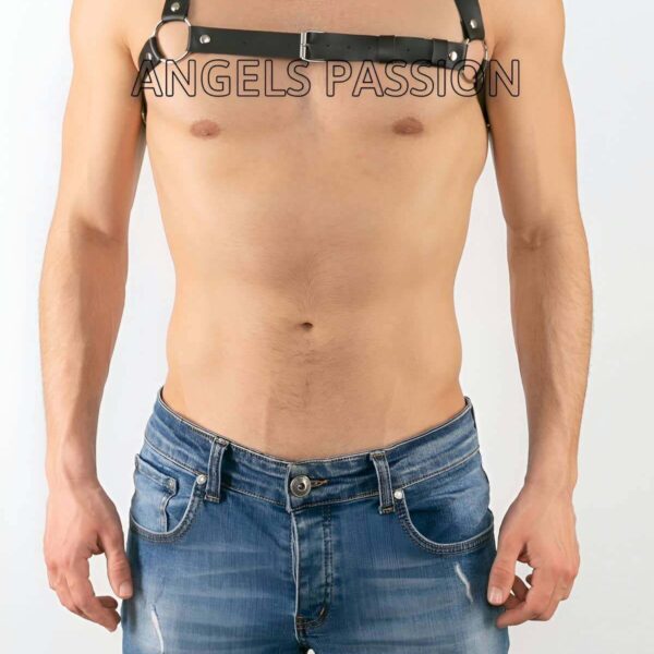 Erkek Deri İç Giyim - Erkek Deri Omuz Harness - Fantazi Erkek İç Giyim - Erkek Giyim Modelleri - APFTM16
