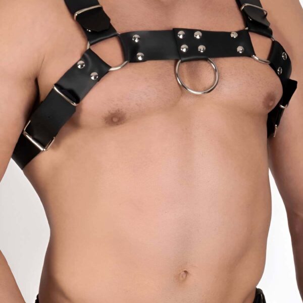 Erkek Göğüs Harness, Deri Erkek Fantazi Giyim, Erkek Clubwear - APFTM214