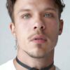 Erkek Seksi Boyunluk Deri Harness  - APFTM87