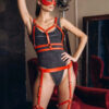 Fantazi Deri Harness Ve Maske Takım - APFT780