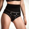 Fantezi Deri Külot, Seksi Deri Külot Harness - APFT889