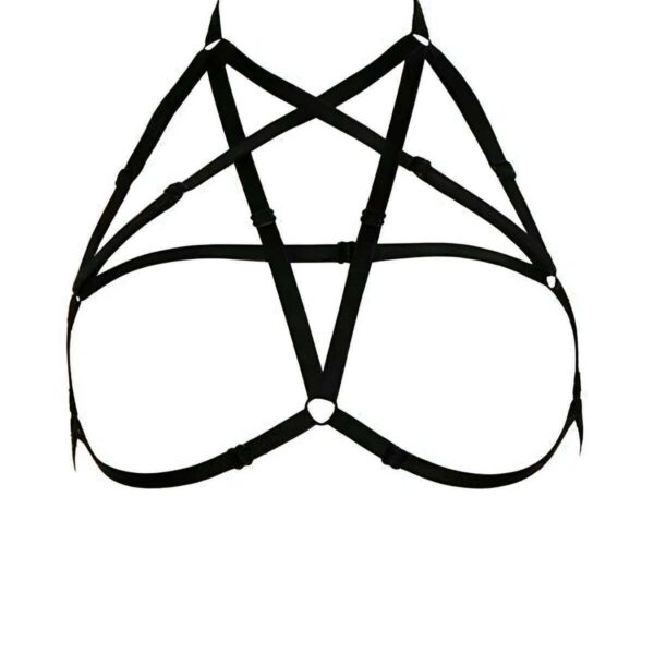 Göğüs Bölgesi Şık Pentagram Harness - APFT170