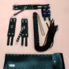 Kelepçe Kırbaç Takım 3'lü Set, El - Ayak Kelepçesi, Kırbaç - APFT1305