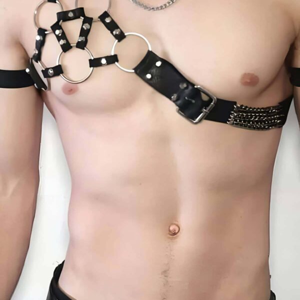 Omuzdan Tek Akılı Erkek Harness - APFTM101