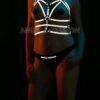 Reflektörlü Göğüs Üzeri Harness Karanlıkta Parlayan Harness - APFT430