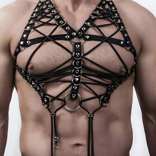 Seksi Erkek İç Giyim Lastik Harness - APFTM70