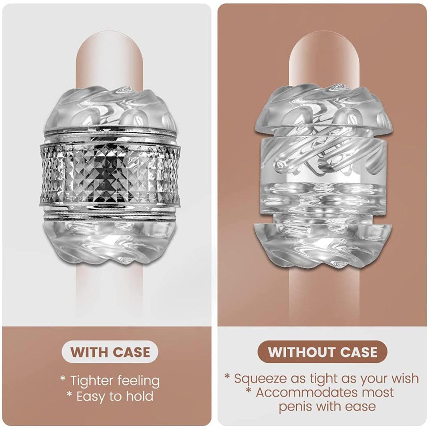 Şeffaf Spiral Mastürbatör Cup - Görsel 5