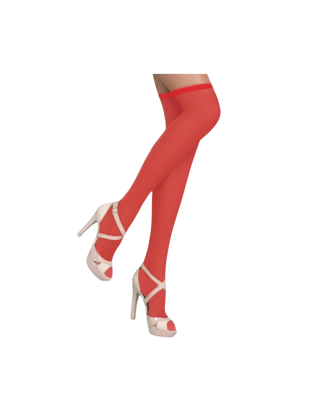 Tegan Fantezi Kırmızı Transparan Tül Jartiyer Takımı TG273264 - Görsel 4