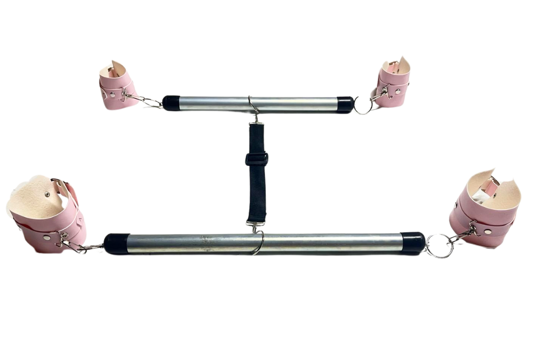 Tegan Fantezi Pembe Deri Seksi Borulu Yatak Kelepçesi TG275383 - Görsel 2