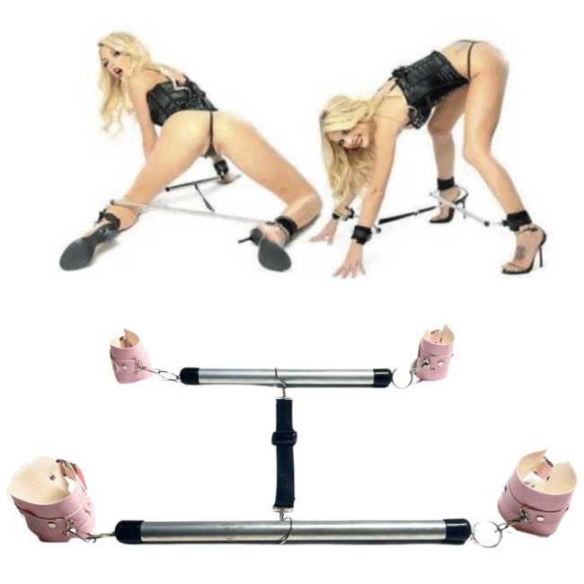 Tegan Fantezi Pembe Deri Seksi Borulu Yatak Kelepçesi TG275383