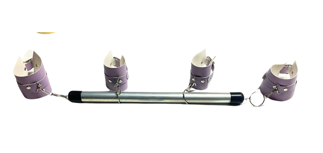 Tegan Fantezi Seksi Deri Borulu Lila El Ayak Kelepçesi TG275381 - Görsel 2