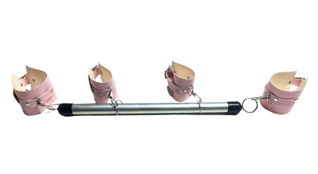 Tegan Fantezi Seksi Deri Borulu Pembe El Ayak Kelepçesi TG275380 - Görsel 2