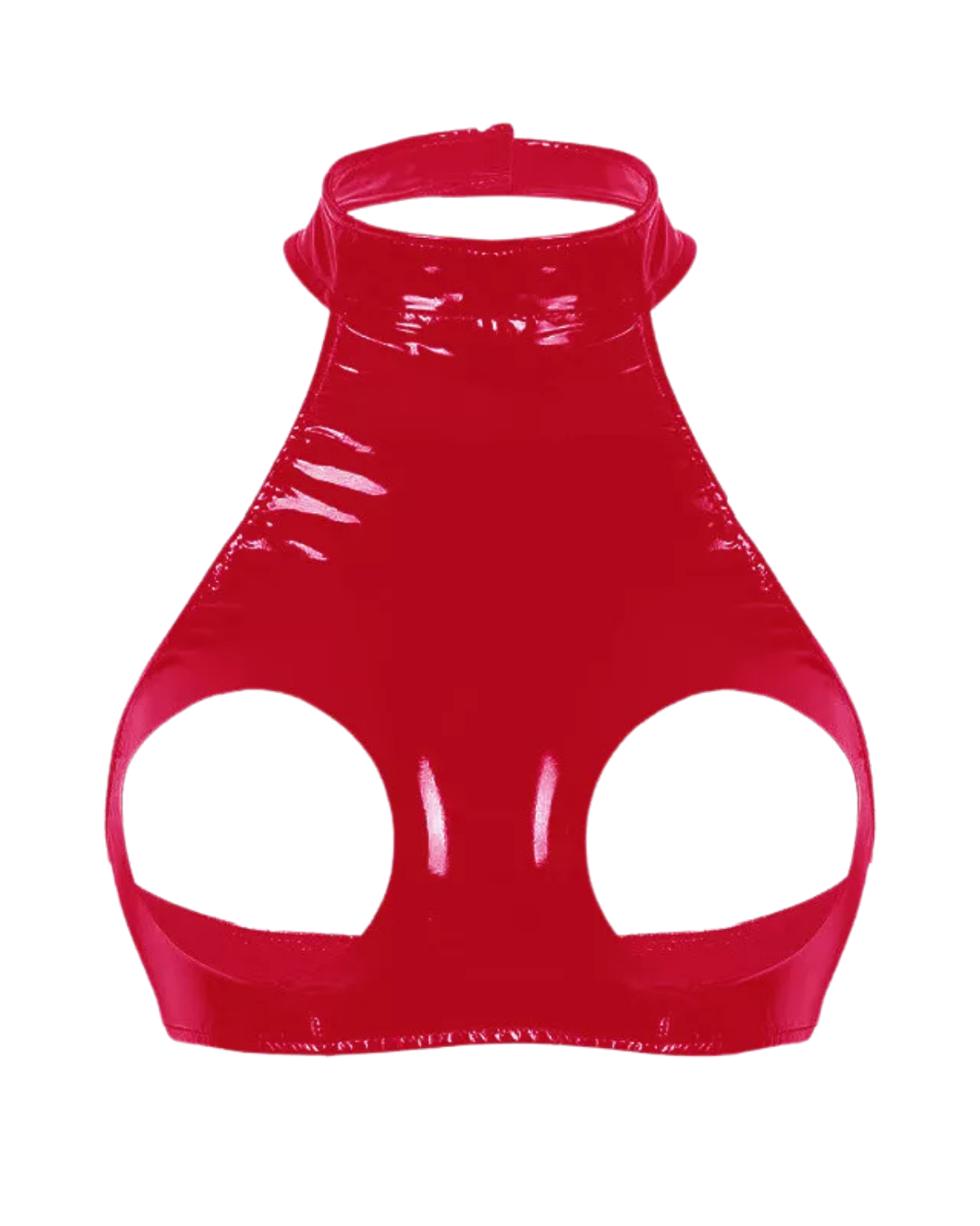 Tegan Fantezi Seksi Özel  Bölgeleri Açık Kırmızı Lame Gecelik TG279181 - Görsel 3