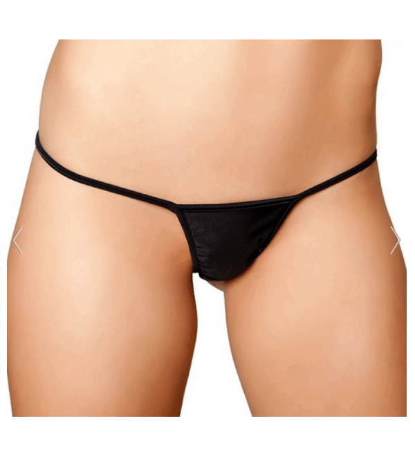 Tegan Fantezi Siyah Lame String Tanga TG271288