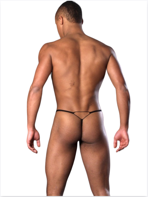 Tegan Fantezi Siyah Transparan Erkek İç Çamaşırı TG275431 - Görsel 2