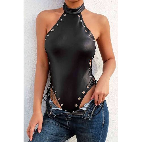 Tegan Fantezi Yanları Kuş Gözlü Yandan Bağlamalı  Seksi Babydol TG275426 - Görsel 5