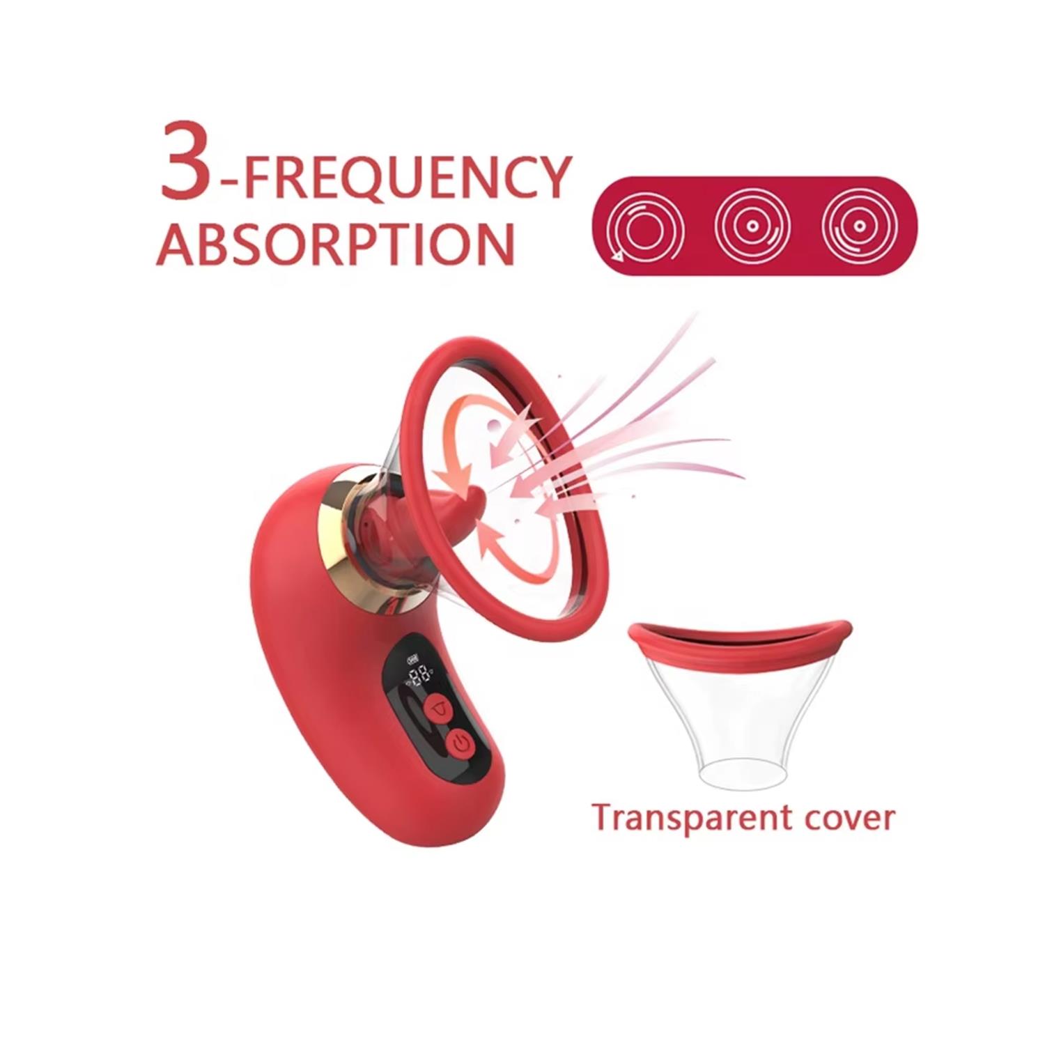 APP Kontrollü Emişli Ve Dilli Vibratör – Dijital Ekranlı, Sessiz, Su Geçirmez - Görsel 2