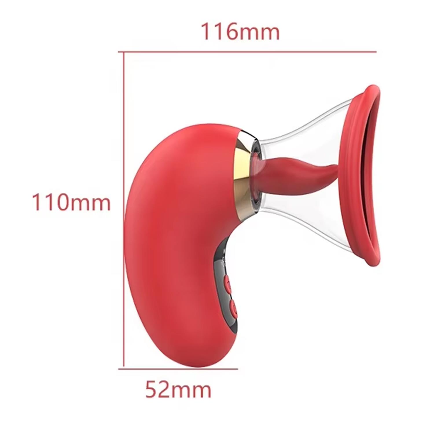 APP Kontrollü Emişli Ve Dilli Vibratör – Dijital Ekranlı, Sessiz, Su Geçirmez - Görsel 4