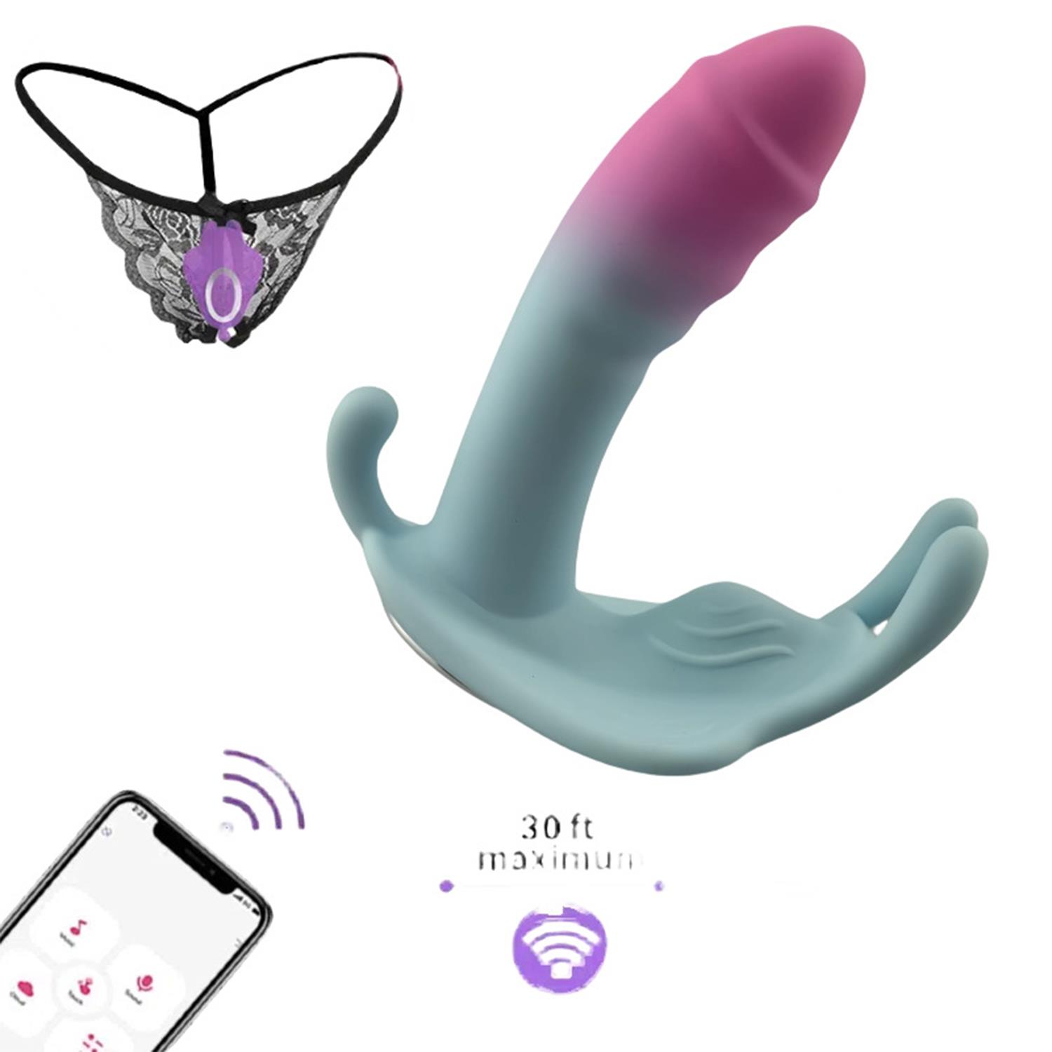 APP Kontrollü Giyilebilir G Noktası ve Klitoral Vibratörü - Görsel 3