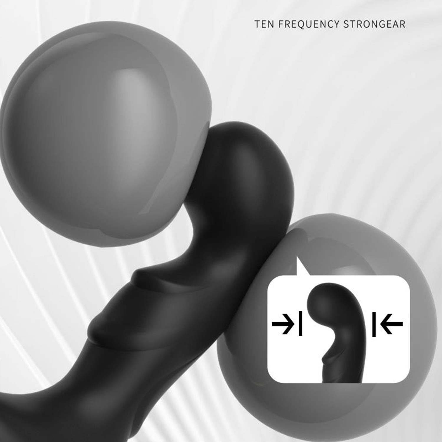 APP Kontrollü Vibratör Prostat Masaj Cihazı - Görsel 3