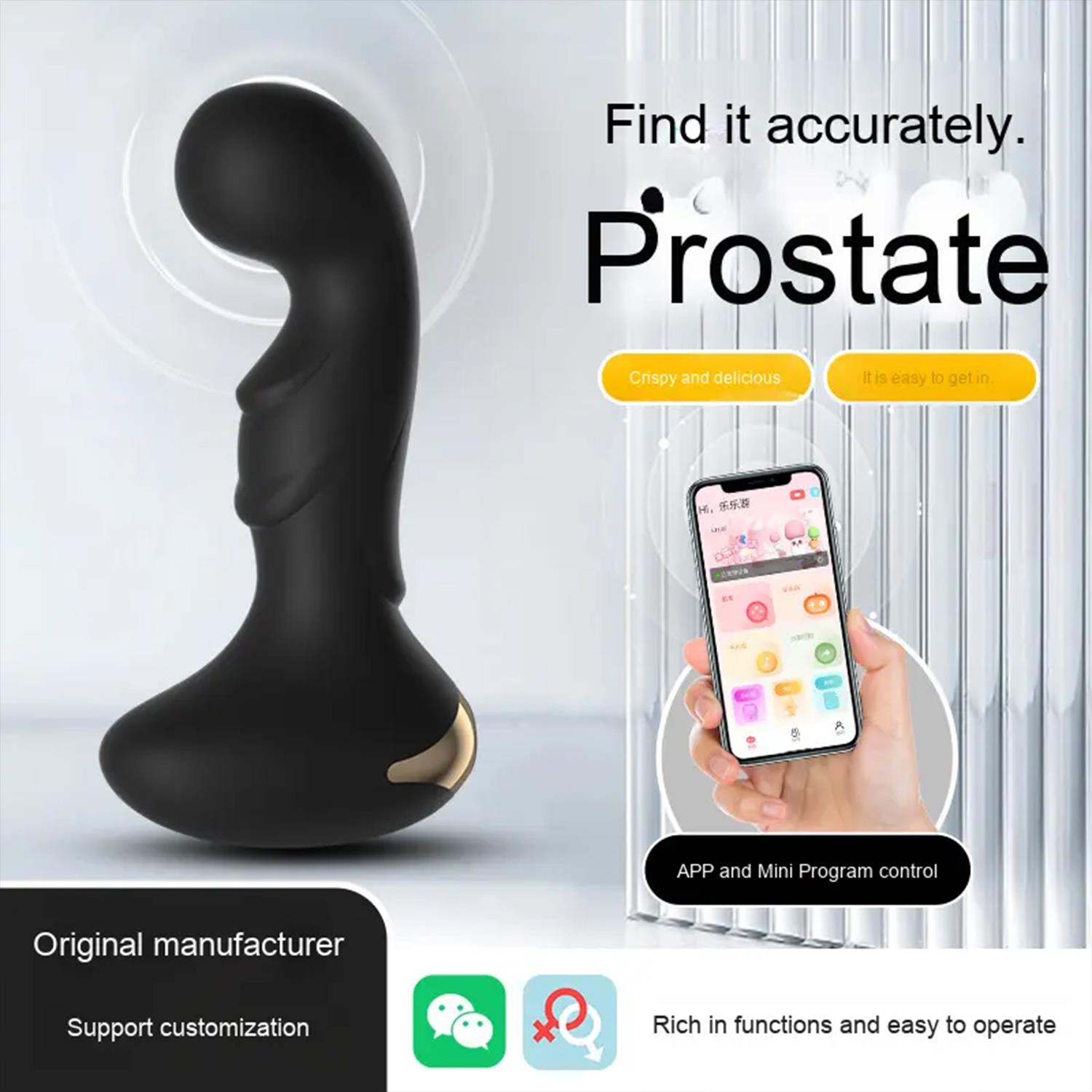 APP Kontrollü Vibratör Prostat Masaj Cihazı - Görsel 5
