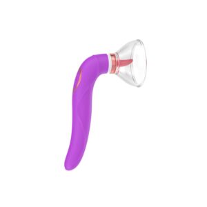 Pembe Tilki 3’ü 1 Arada Göğüs ve Klitoris Stimülatörü Mor