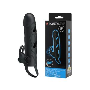 Baile Titreşimli Rabbit Penis Kılıfı