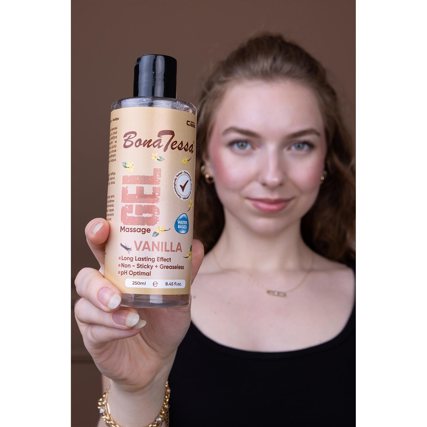 Bona Tessa Vanilya Aromalı Masaj Jeli 250 ml - Görsel 5