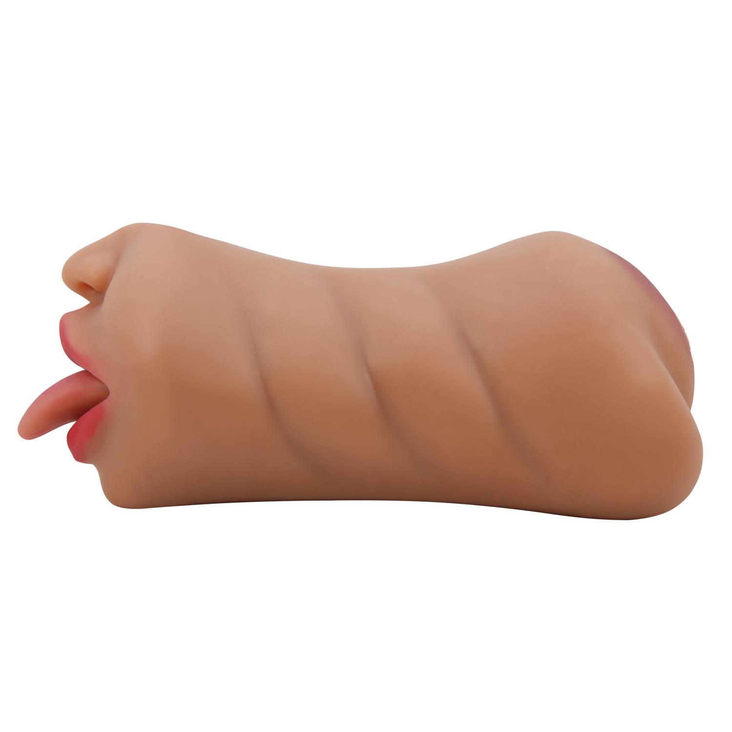Crazy Bull Sarah Soft Skin Premium Çift Kanallı Mastürbatör 18 cm - Görsel 5
