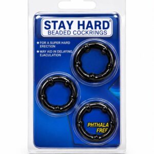 Blush Stay Hard Beaded Penis Halkası 3’lü Set