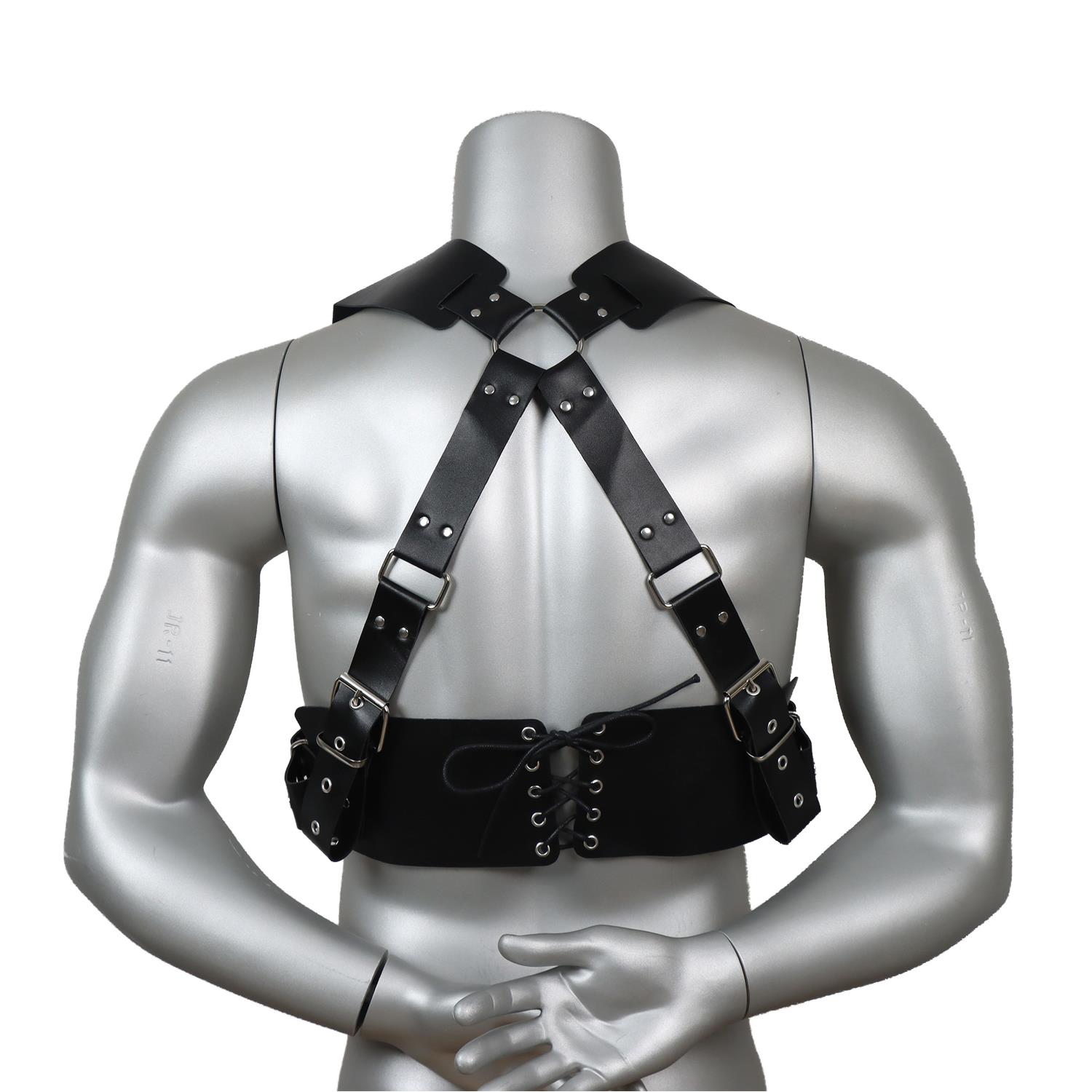 Erkek Deri Göğüs Harness Omuz ve Göğüs Aksesuarı - Görsel 2