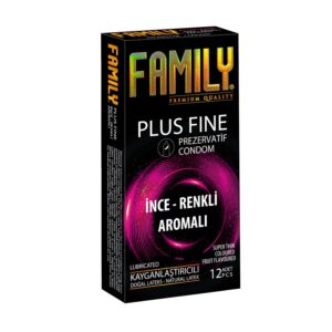 Family Plus Fine İnce Renkli Aromalı Prezervatif