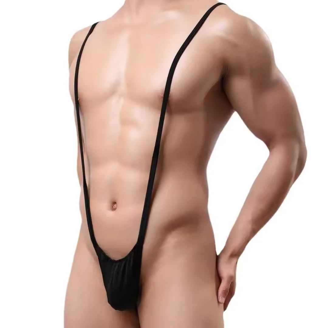 Fantezi Lastikli Siyah Erkek String – Tanga TG274616 - Tegan