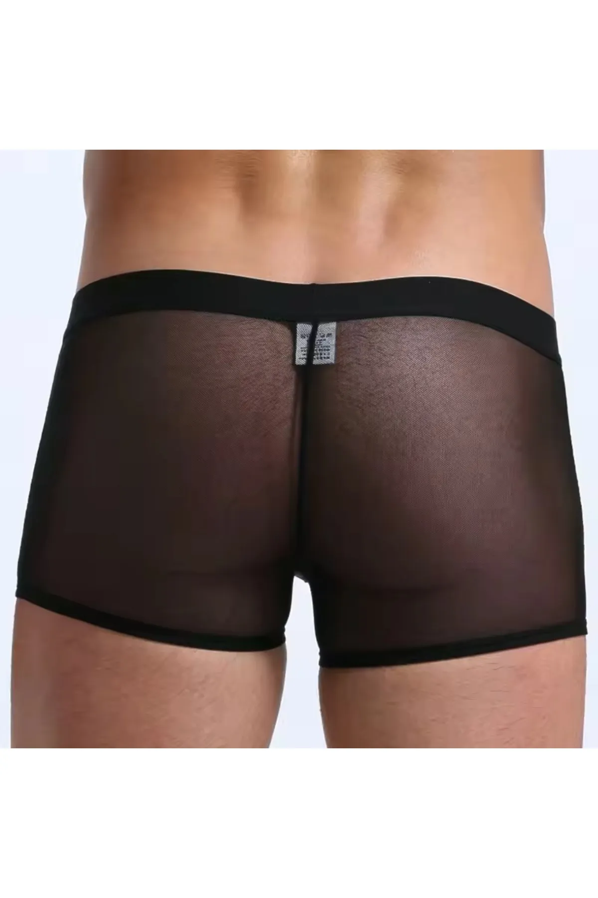 Fantezi Transparan Tül Erkek Boxer Fantezi Tanga TG274603 - Tegan