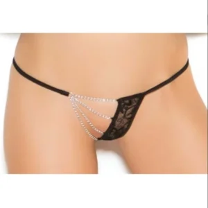 Fantezi Zincirli Dantelli String-Tanga TG271294 - Tegan