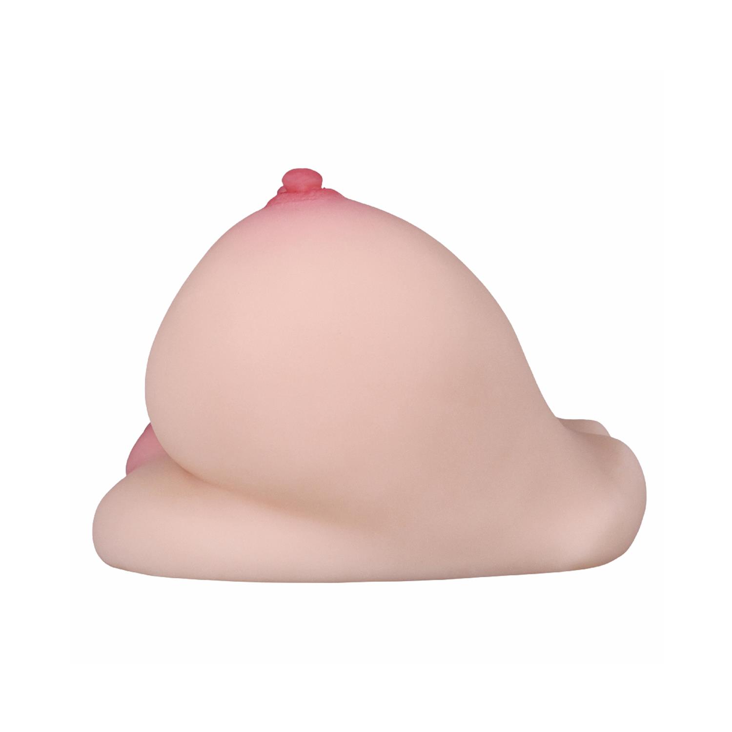 Gerçekçi Göğüs ve Vajina Mastürbatör – Yumuşak Silikon, Çift Kanallı, 2.3 Kg - Görsel 2