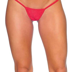 Kırmızı Dantelli Tanga TM1166 - Tegan