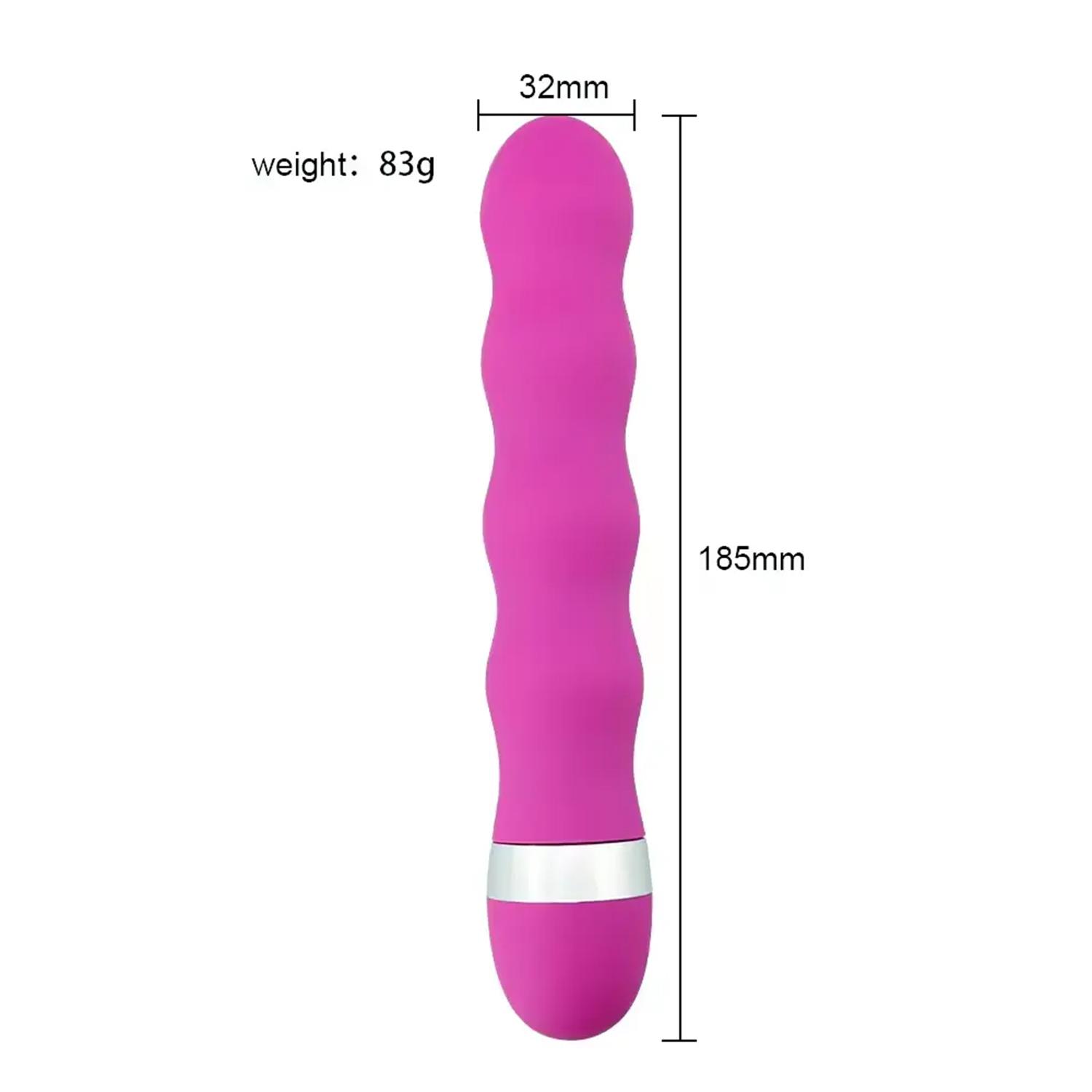 Kıvrımlı G Nokta Uyarıcı Vibratör Rose - Görsel 2