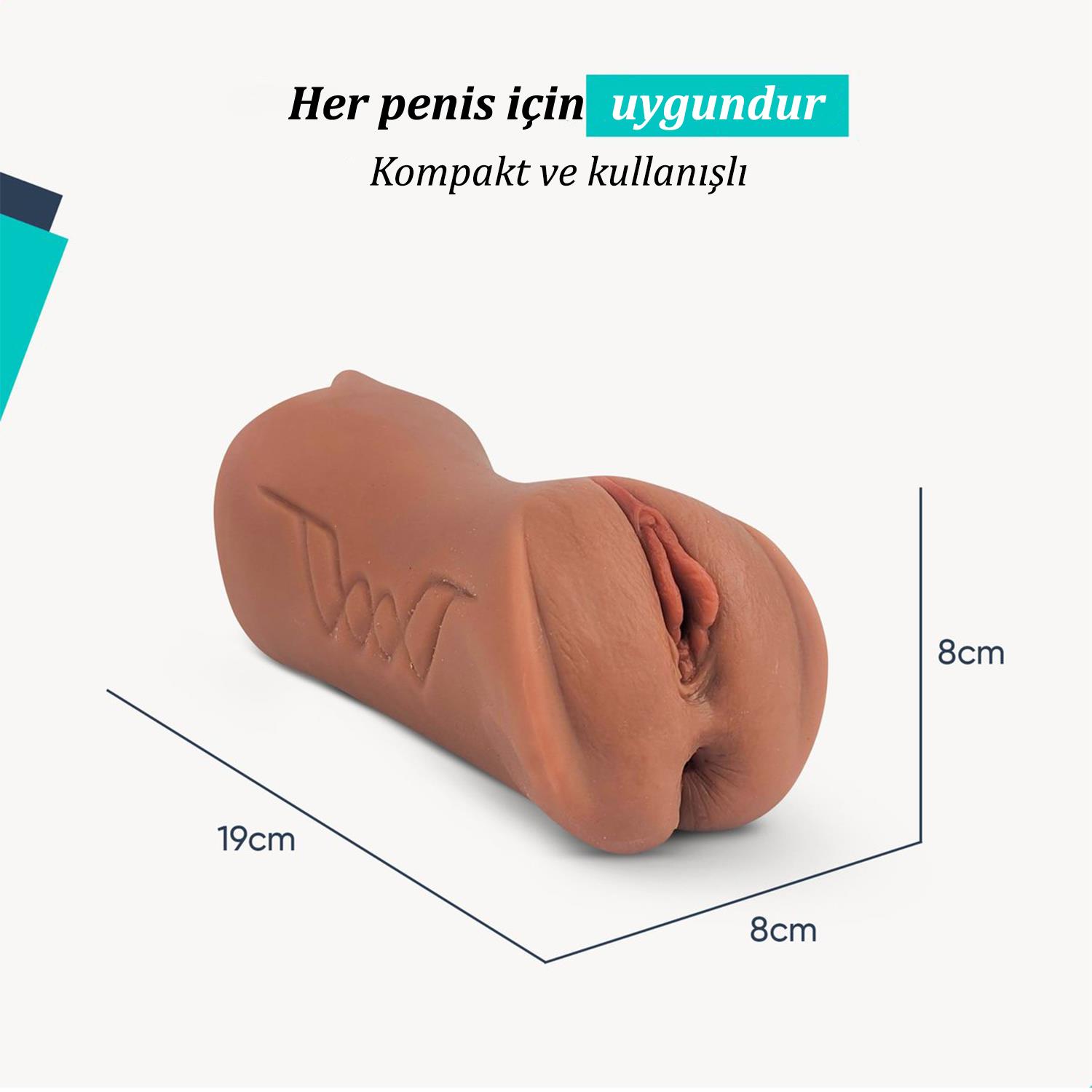 Lisa Gerçekçi Mastürbatör – Ağız, Vajina ve Anal Deneyim - Görsel 2
