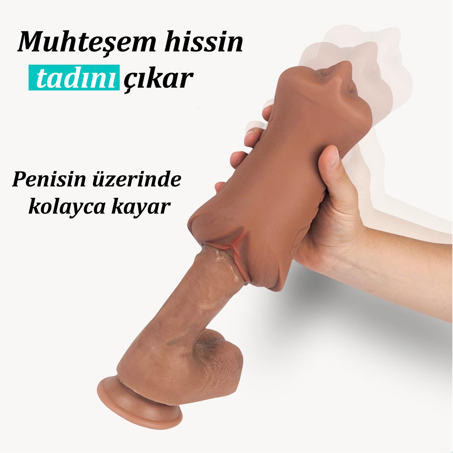 Lisa Gerçekçi Mastürbatör – Ağız, Vajina ve Anal Deneyim - Görsel 5