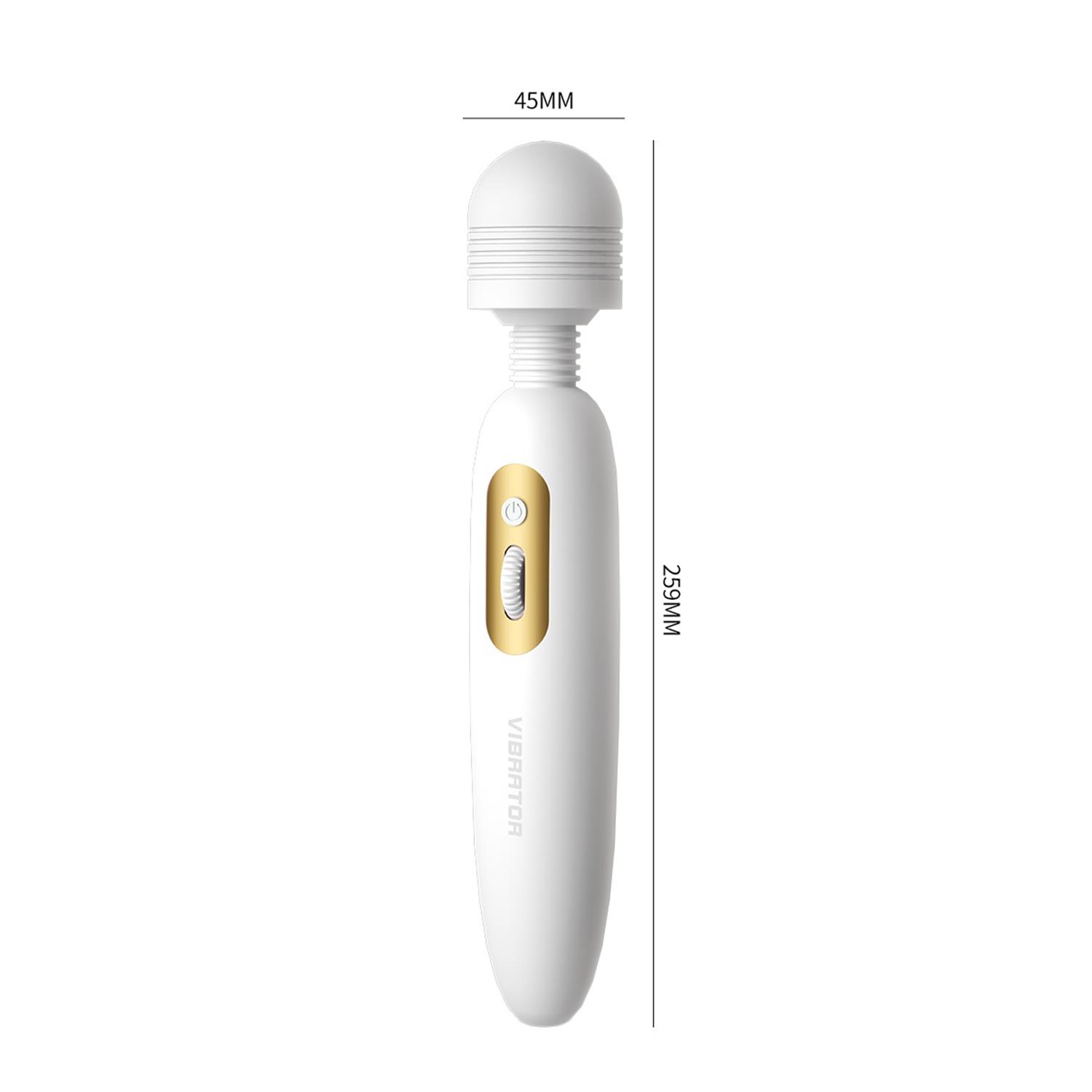 Modern Masaj Wand Vibratör Beyaz - Görsel 4